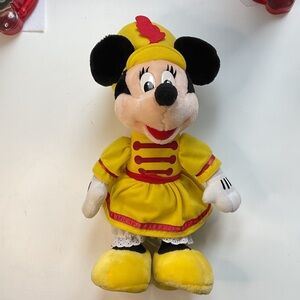 Disney Yellow and Black Minnie Mouse Plush